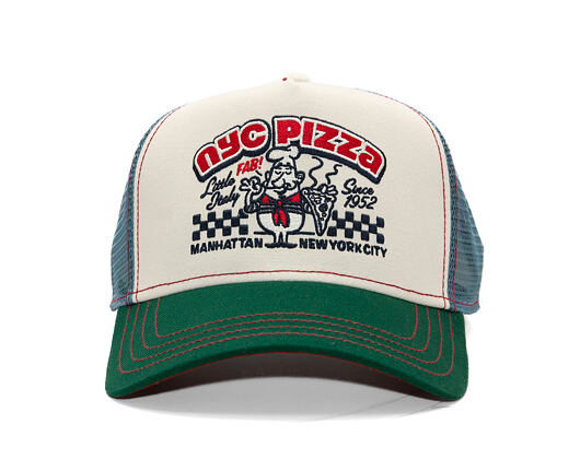 Stetson - Trucker Cap Pizza by JJ Hats - Green/Off-White