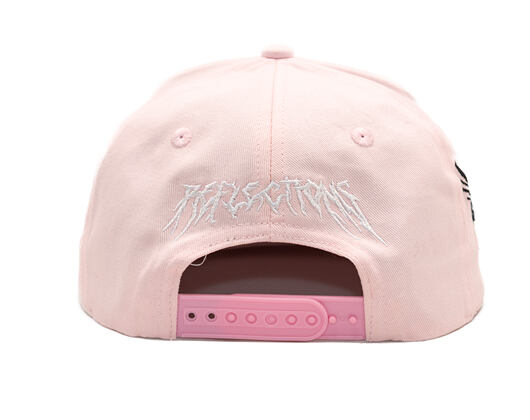 Kšiltovka Reflection Luxury Shine Loud Snapback - Baby Pink/ White