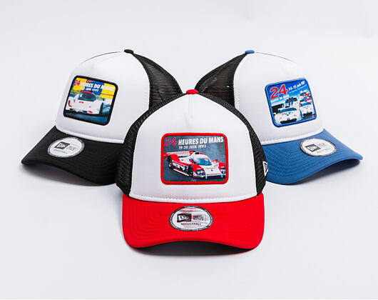 Cap New Era - LE MANS 9FORTY A-Frame Trucker Patch - Scarlet