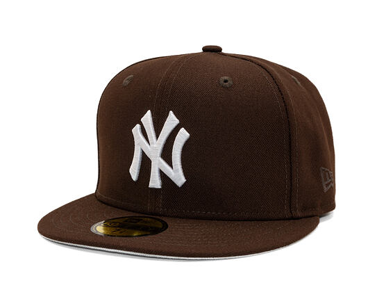 New Era - MLB Seasonal 59FIFTY - NY Yankees - Burnt Wood - Brown