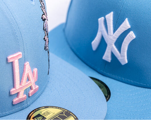New Era - MLB Palm & Taco 59FIFTY - LA Dodgers - Sky Blue / Pink UV