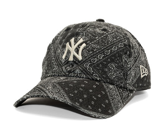 Cap New Era - MLB Washed Paisley 9TWENTY - NY Yankees - Black