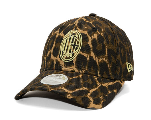 Womens Cap New Era -  Leopard 9FORTY - Ac Milan - Brown