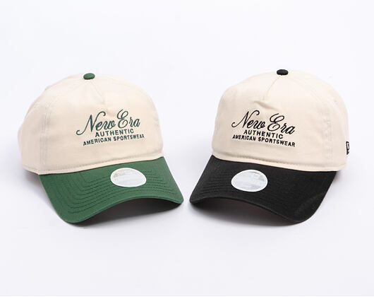 Womens Cap New Era - Branded Script 9TWENTY A-Frame - Cream