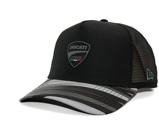 Cap New Era - Ducati Motor Print 9FORTY Trucker - Black