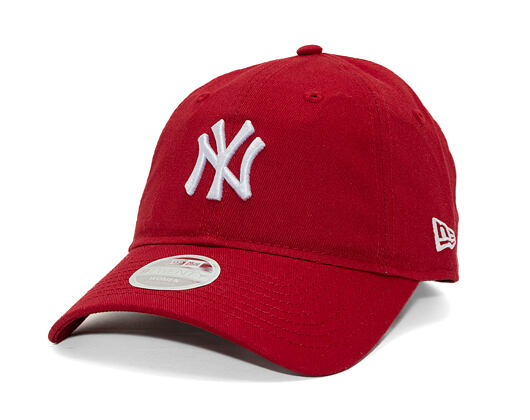 Womens Cap New Era - MLB Essential Midi Logo 9TWENTY - NY Yankees - Pinot Red