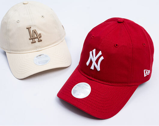 Womens Cap New Era - MLB Essential Midi Logo 9TWENTY - NY Yankees - Pinot Red