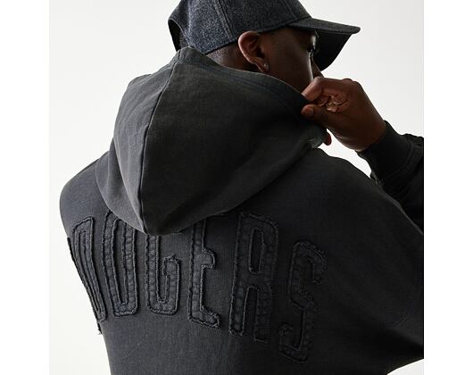 Sweatshirt New Era - MLB Washed Full Zip Hoody - LA Dodgers - Dark Grey