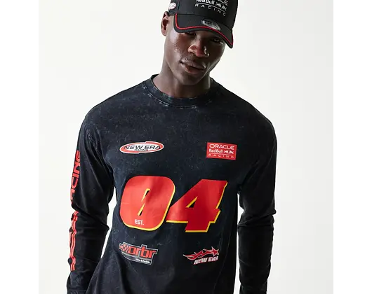 Longsleeve Tee New Era - F1 Graphic Longsleeve - Red Bull F1 - Black
