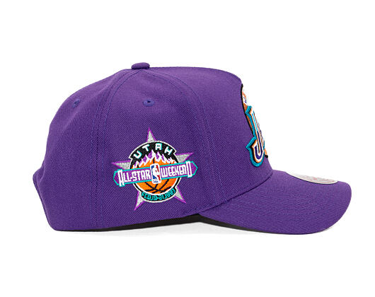 Mitchell & Ness - Utah Jazz - Double Clutch Pro Snapback Hwc - Purple