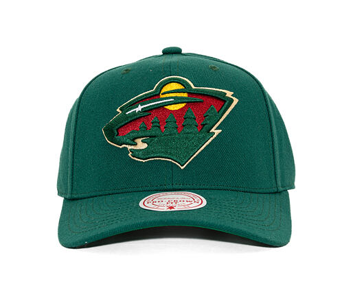 Mitchell & Ness - Minnesota Wild - Team Ground 2.0 Pro Snapback - Hunter Green