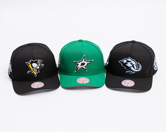 Mitchell & Ness - Pittsburgh Penguins - Double Clutch Pro Snapback - Black