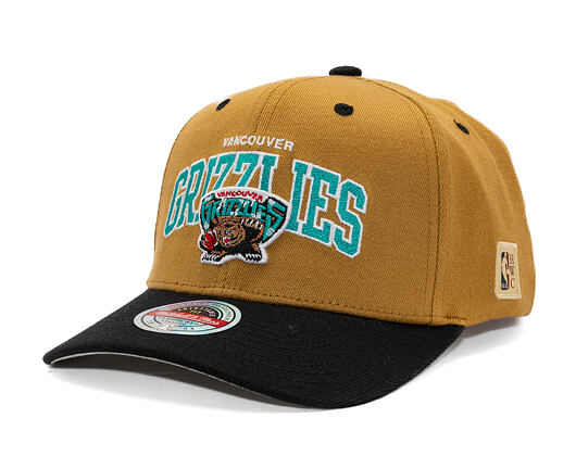 Cap Mitchell & Ness - NBA Team Arch Snapback - Vancouver Grizzlies - Brown / Black