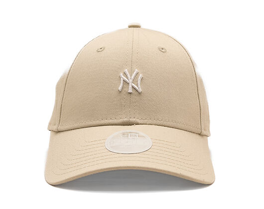 Womens Cap New Era - MLB Mini Logo 9FORTY - NY Yankees - Stone