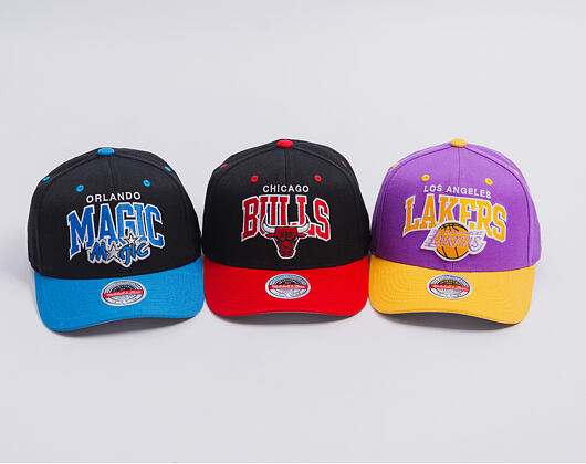 Cap Mitchell & Ness - NBA Team Arch Snapback - Orlando Magic - Black / Blue