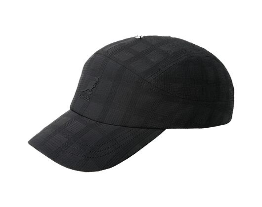 Cap Kangol - TRENDS PACK - Seersucker Drape 5-Panel - Black