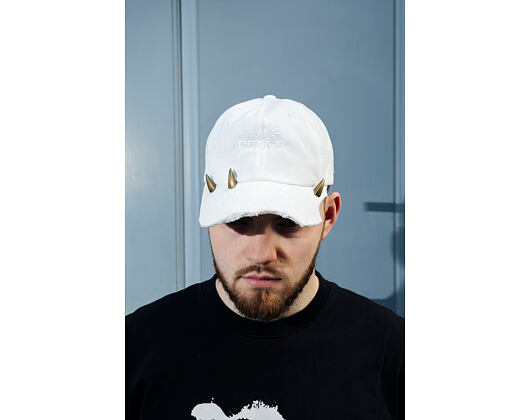 Kšiltovka Praga by Matouš Fiala - White Asymmetry Cap