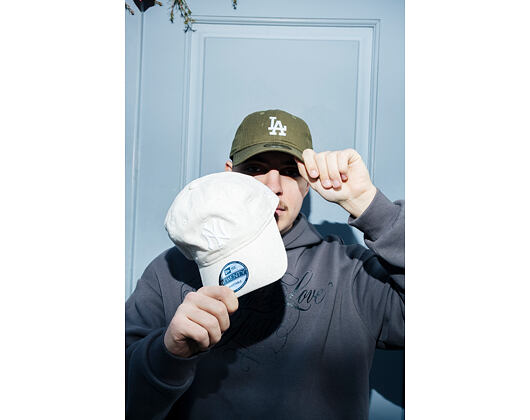 Cap New Era - MLB Linen 9TWENTY - LA Dodgers - New Olive