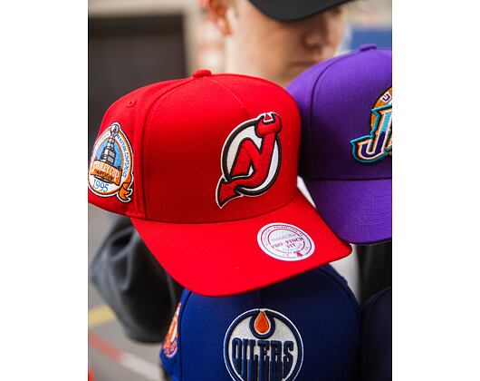 Mitchell & Ness - New Jersey Devils - Double Clutch Pro Snapback - Red
