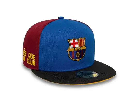 Cap New Era - "Mes Que Un" 59FIFTY - Barcelona FC - Cardinal/Blue