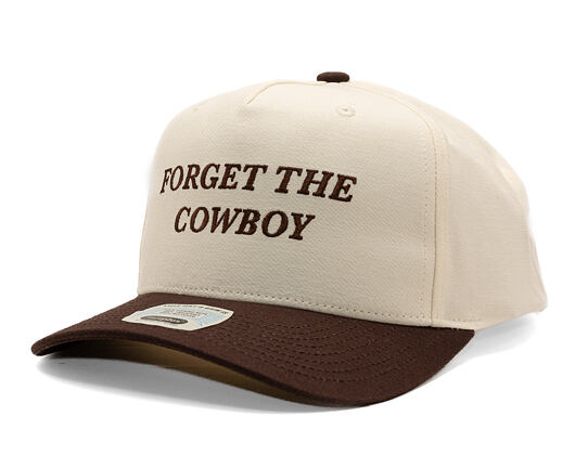 Cap Brixton - Forget the Cowboy MP Snapback - Chocolate/Off White