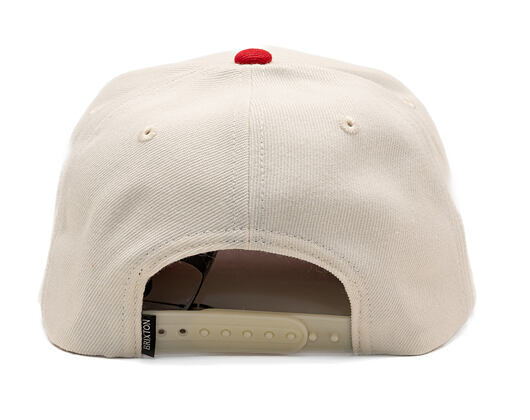 Cap Brixton - Crest MP Snapback - Off White/Rush