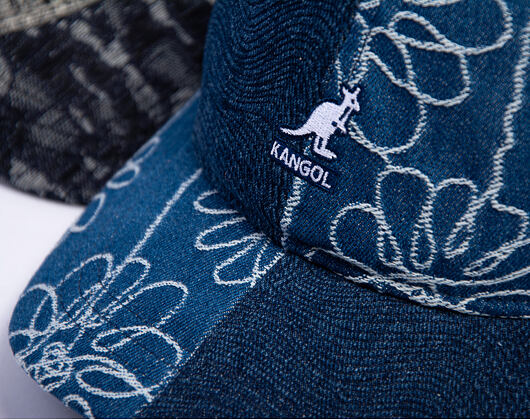 Cap Kangol - TRENDS PACK - Denim Mashup Baseball - Medium Blue Floral