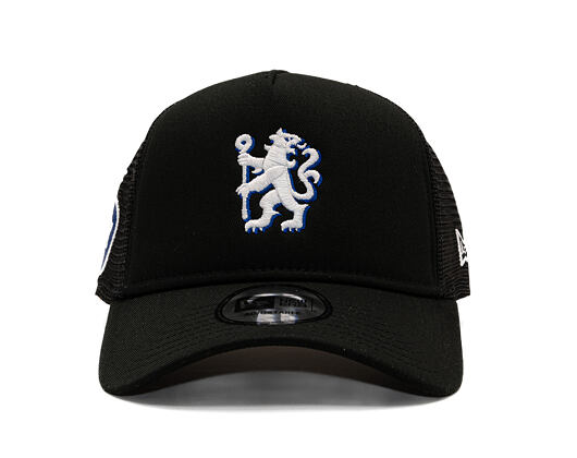 Cap New Era -  Patch 9FORTY Trucker - Chelsea FC Lion Crest - Black