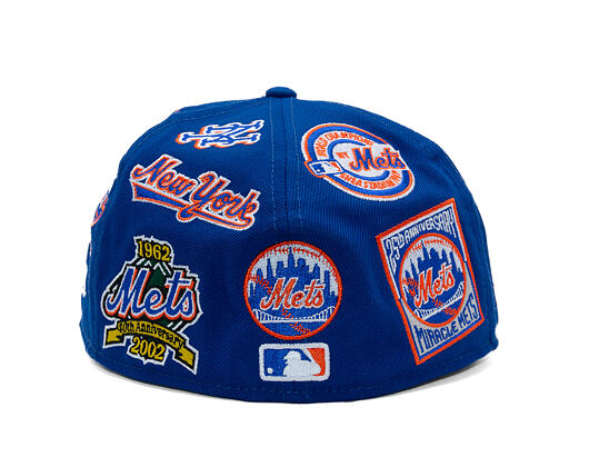 Cap New Era - MLB All Over Logo 59FIFTY - NY Mets - Team Color