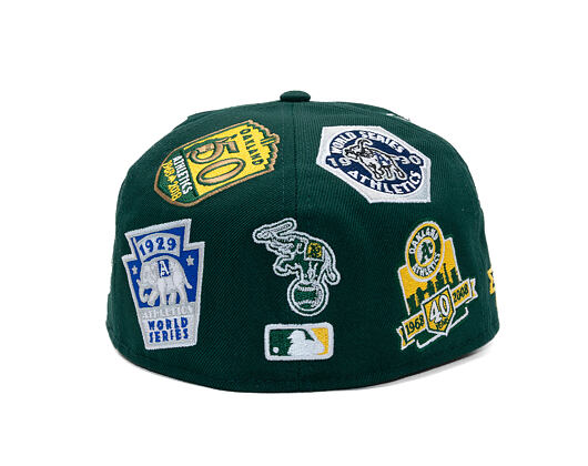 Cap New Era - MLB All Over Logo 59FIFTY - Oakland Athletics - Team Color