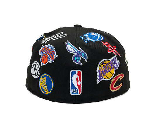 Cap New Era - NBA All Over Logo 59FIFTY - Black