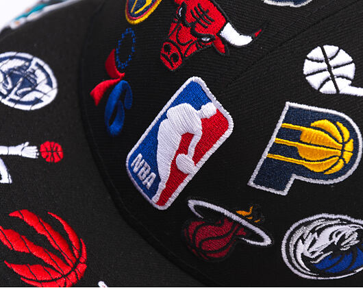 Cap New Era - NBA All Over Logo 59FIFTY - Black