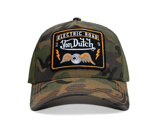 Cap Von Dutch - Trucker - Electric Road Green Camo