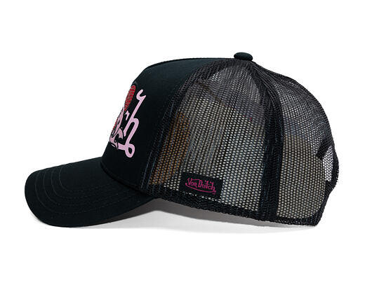 Cap Von Dutch - Trucker - Stoned Love Logo Black/Pink