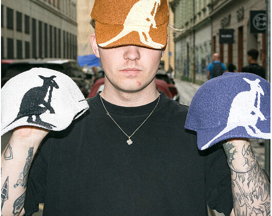 Cap Kangol - Retro Bermuda Big Kroo Spacecap - Hazy Indigo