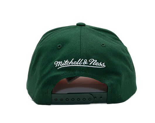 Cap Mitchell & Ness  - Branded Emerald Slam Pro Pinch Snapback - Green/Orange