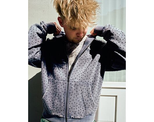 Sweatshirt Ripngems Zip Up Hoodie (Charcoal Wash)
