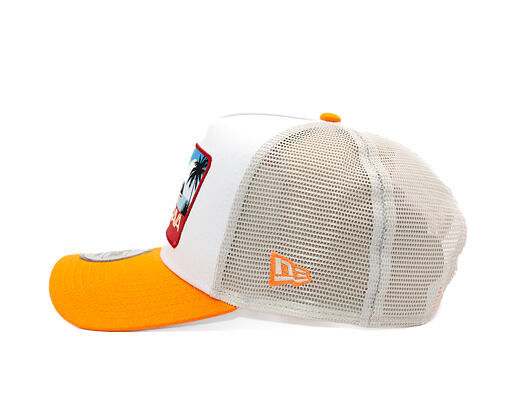 Cap New Era - Branded Location Patch 9FORTY A-Frame Trucker - Orange