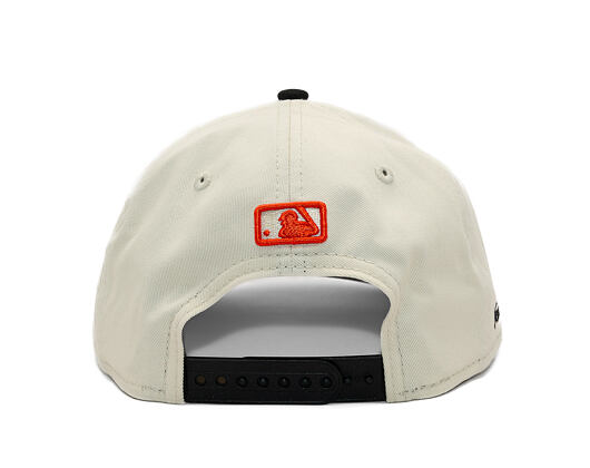 Cap New Era - MLB Side Script 9FORTY M-CROWN - NY Mets - Cream / Black