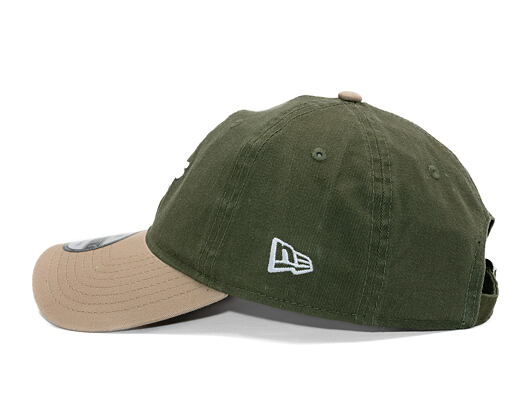 Cap New Era - MLB Mini Logo Washed Contrast 9TWENTY - Oakland Athletics - New Olive / Camel