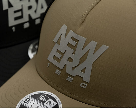 Cap New Era - Branded Reflective 9FORTY M-CROWN A-Frame Trucker - New Olive