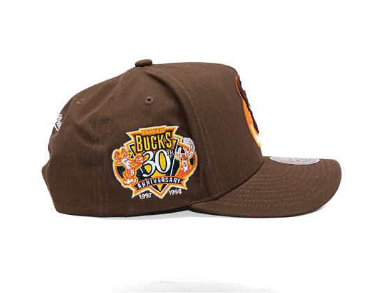 Cap Mitchell & Ness - NBA - Chestnut Peak - Milwaukee Bucks - Brown