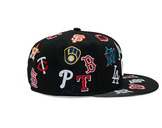 Cap New Era - MLB All Over Logo 59FIFTY - Black