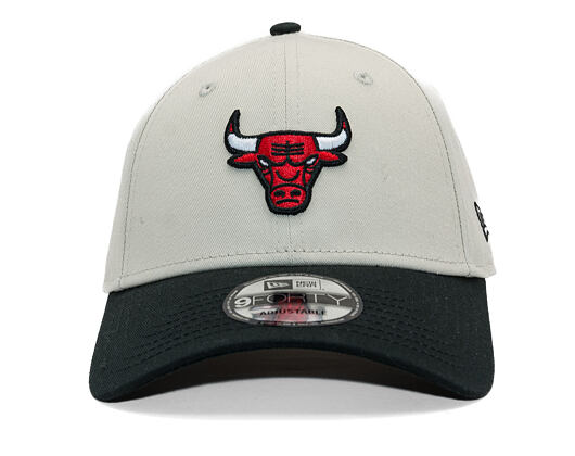 Cap New Era - NBA Color Block 9FORTY - Chicago Bulls - Stone / Black