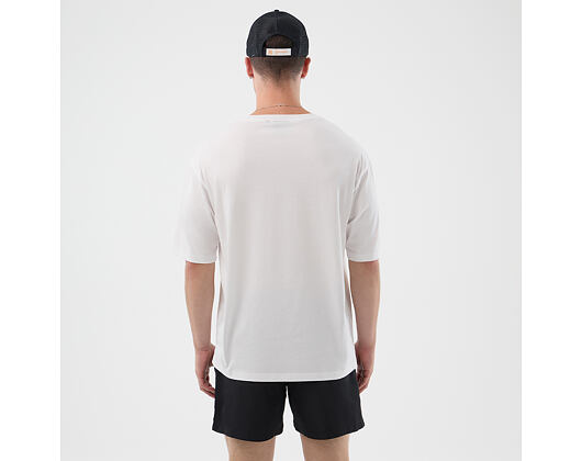 Tee New Era - Branded Oversized Graphic Tee - White