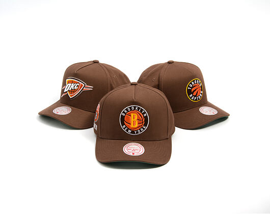 Cap Mitchell & Ness - NBA - Chestnut Peak - Brooklyn Nets - Brown