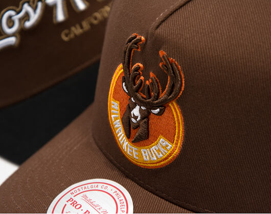 Cap Mitchell & Ness - NBA - Chestnut Peak - Milwaukee Bucks - Brown