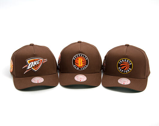 Cap Mitchell & Ness - NBA - Chestnut Peak - Toronto Raptors - Brown