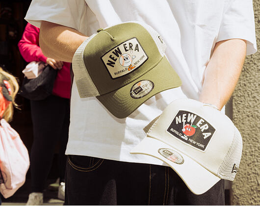 Cap New Era - Branded Summer Patch 9FORTY A-Frame Trucker - Stone