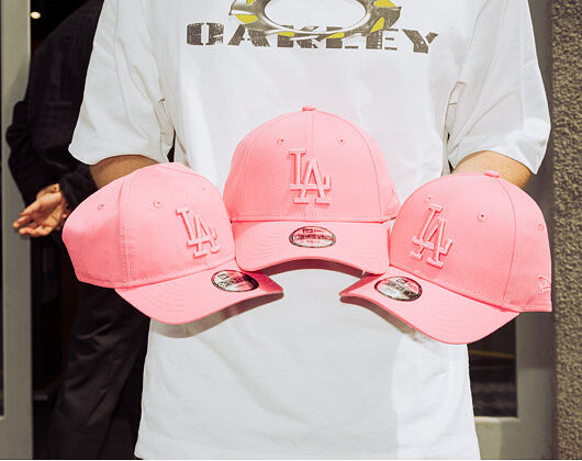 Kids Cap New Era - MLB Essential 9FORTY - LA Dodgers - Pink